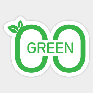 go green Sticker